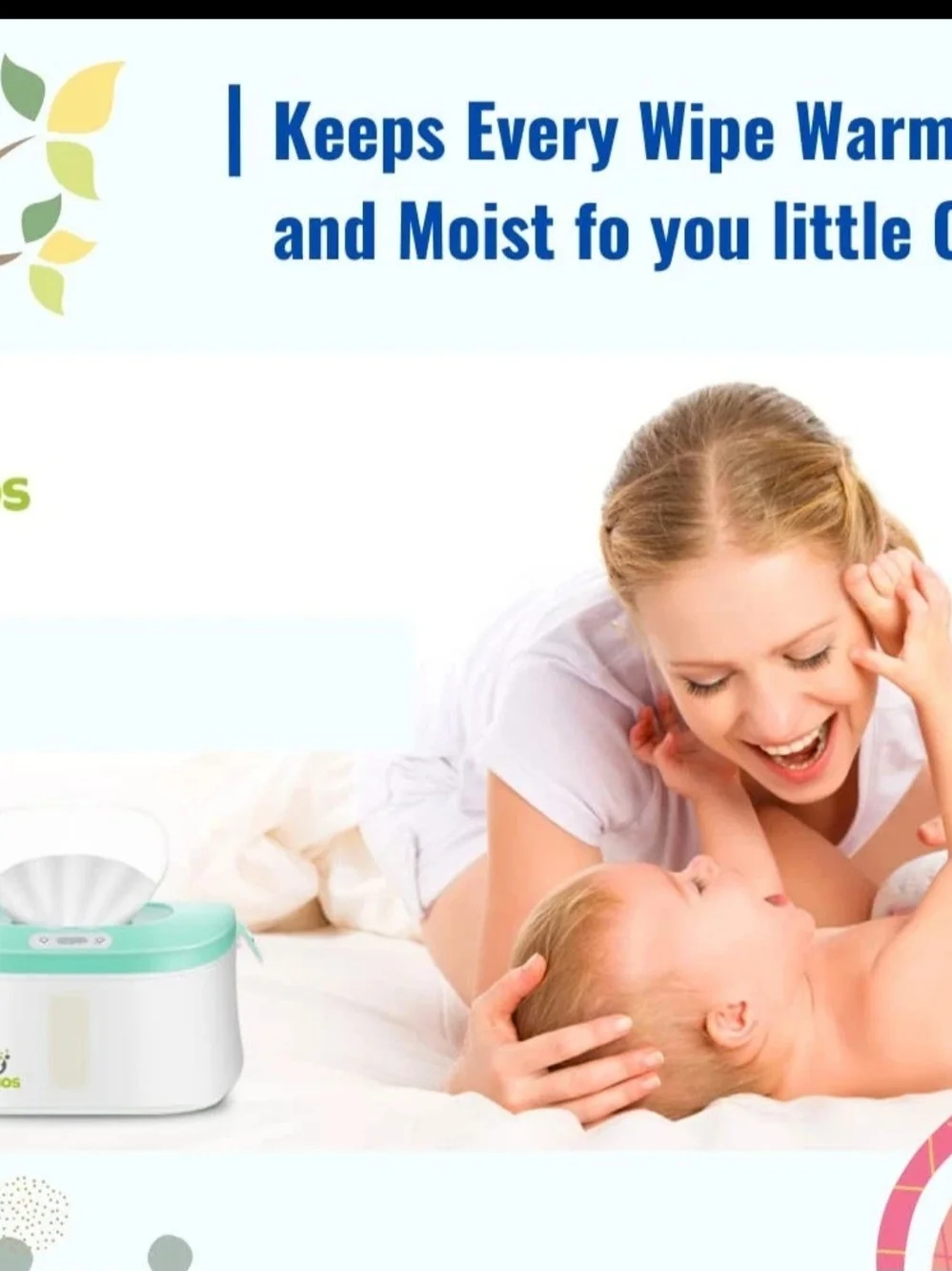 Mint Green Baby Wipe Dispenser